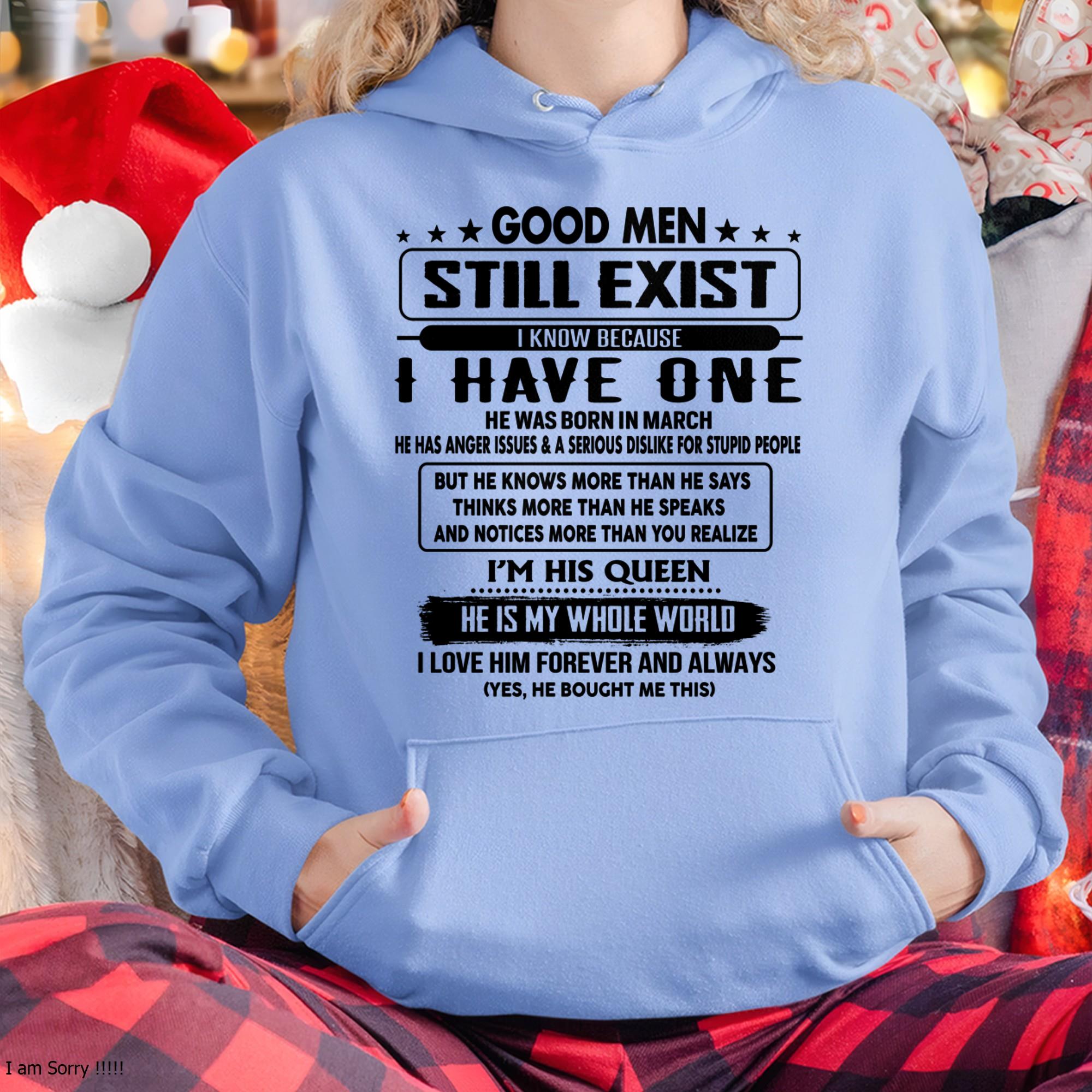 March - Good men Still Exist - gift for your girlfriend, wife from Husband - NGHL03 (SKU-GM-03)