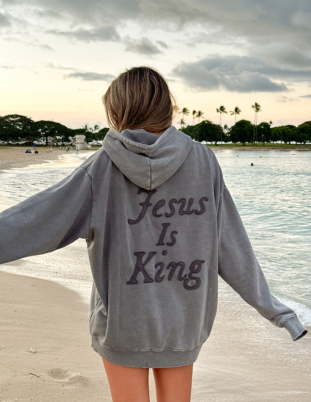 Not Sorry Jesus Is King Unisex Hoodie