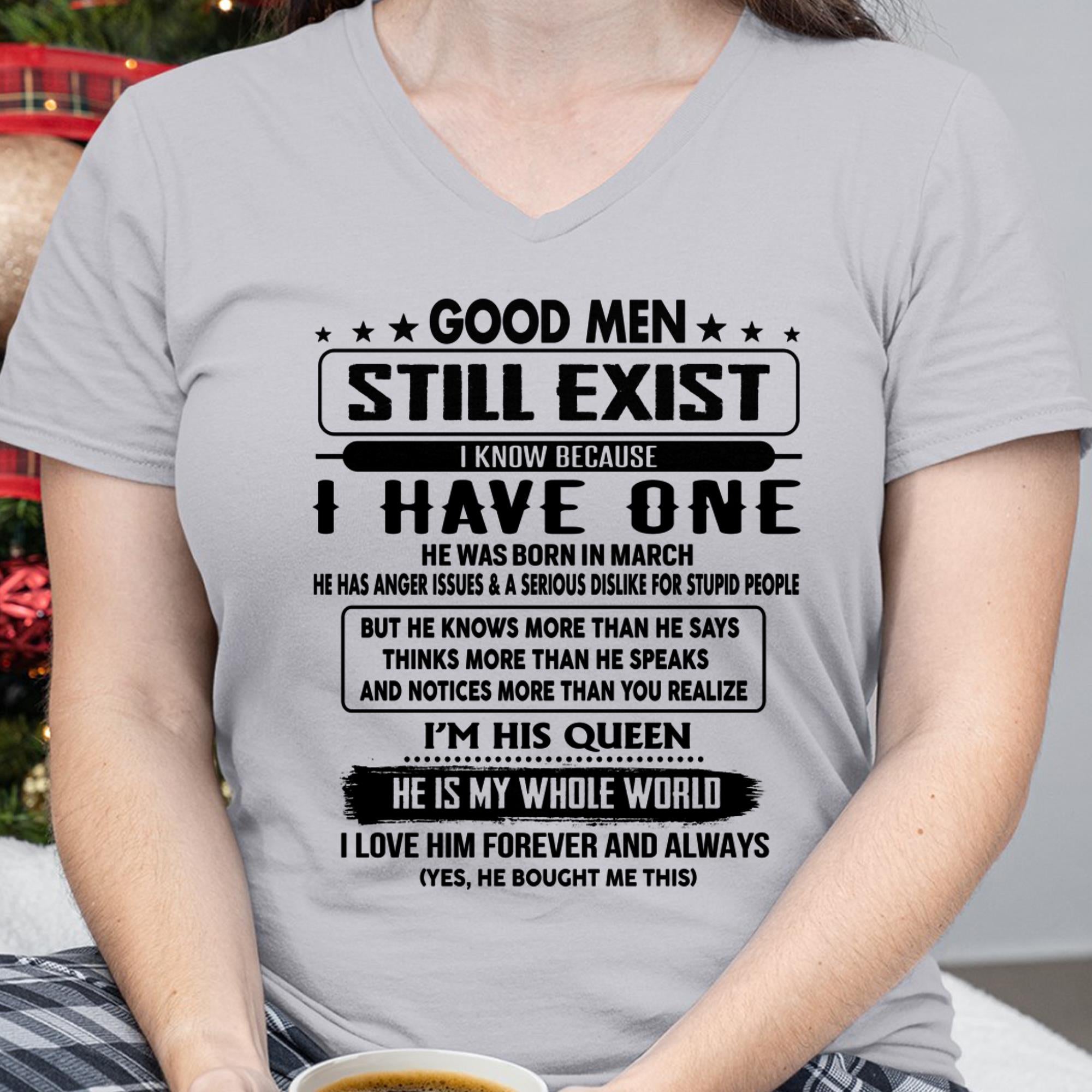 March - Good men Still Exist - gift for your girlfriend, wife from Husband - NGHL03 (SKU-GM-03)